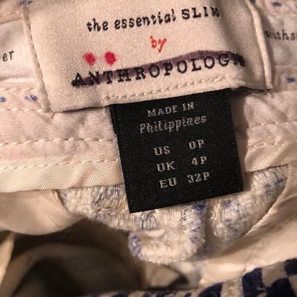 NWT Anthropologie trousers size 0P Essential Slim - Picture 8 of 8